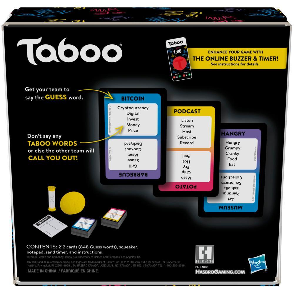 HASBRO - Taboo Gioco in scatola